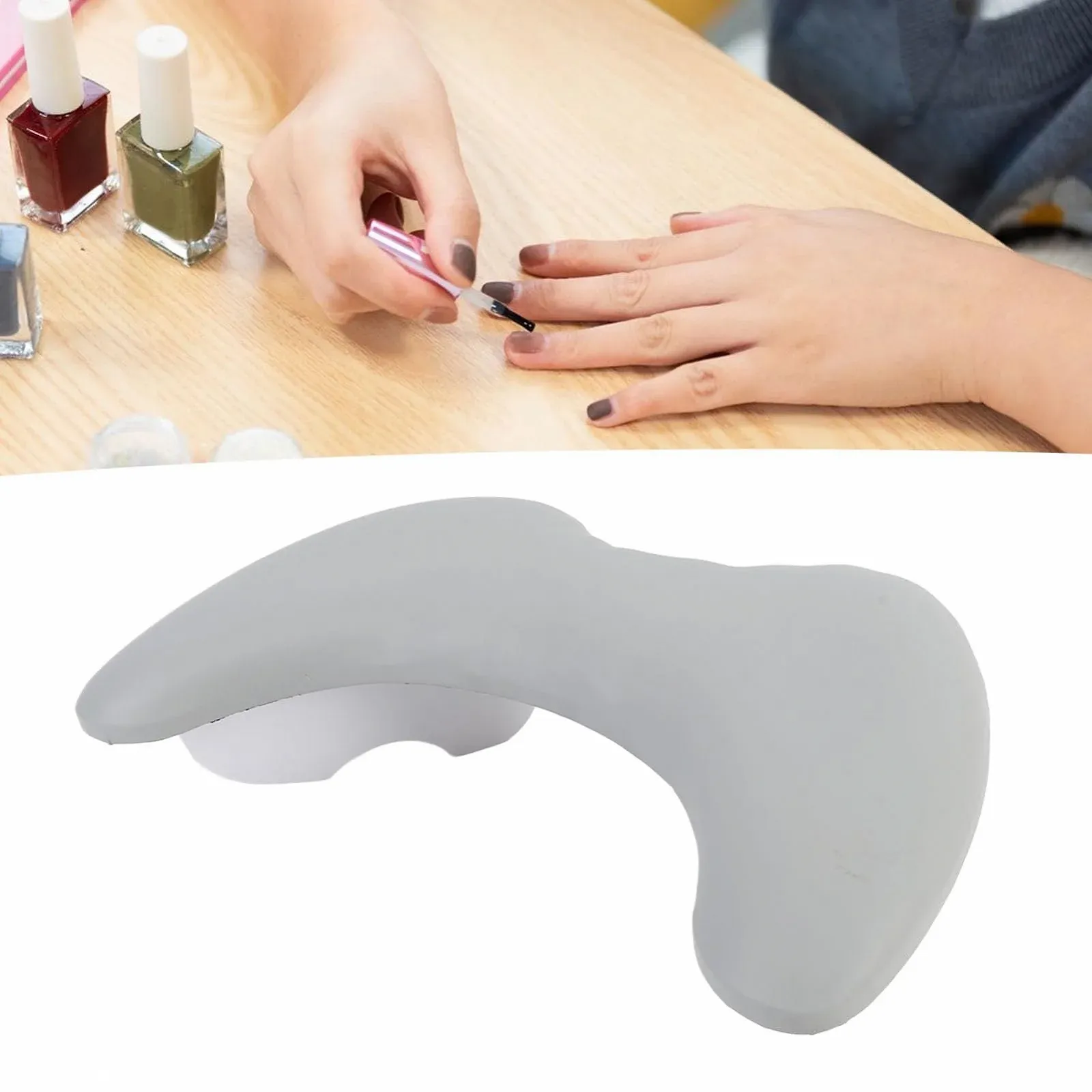 Підставка для рук майстра манікюру U-подібна знімна подушка, фото №3