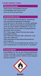 Спрей зі стисненим повітрям KABITEC Power Breeze Turbo 1 x 500 мл аерозоль synthetic.ua - Фото 1