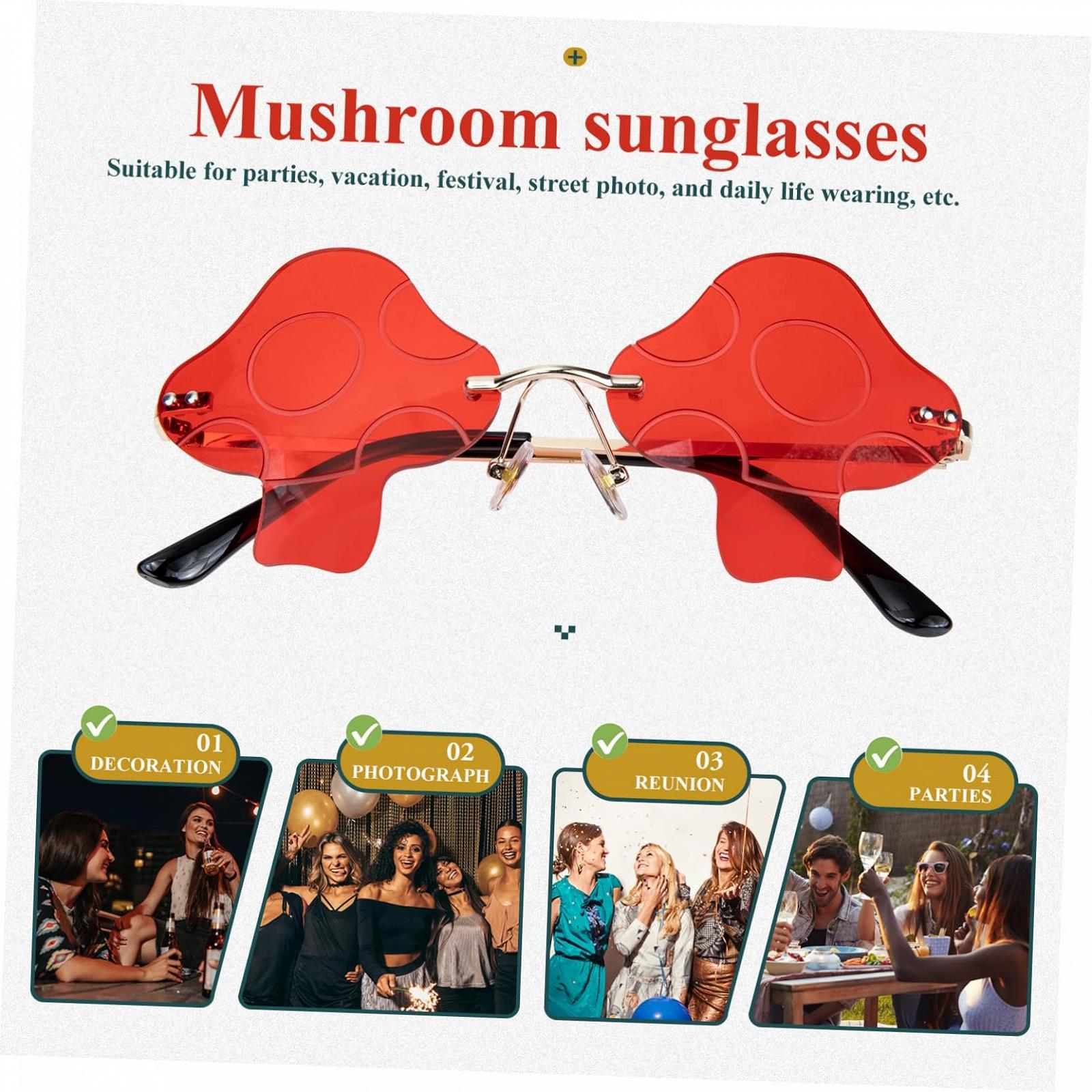 Гавайські окуляри з вінтажною оправою PACKOVE 2 шт., фото №7