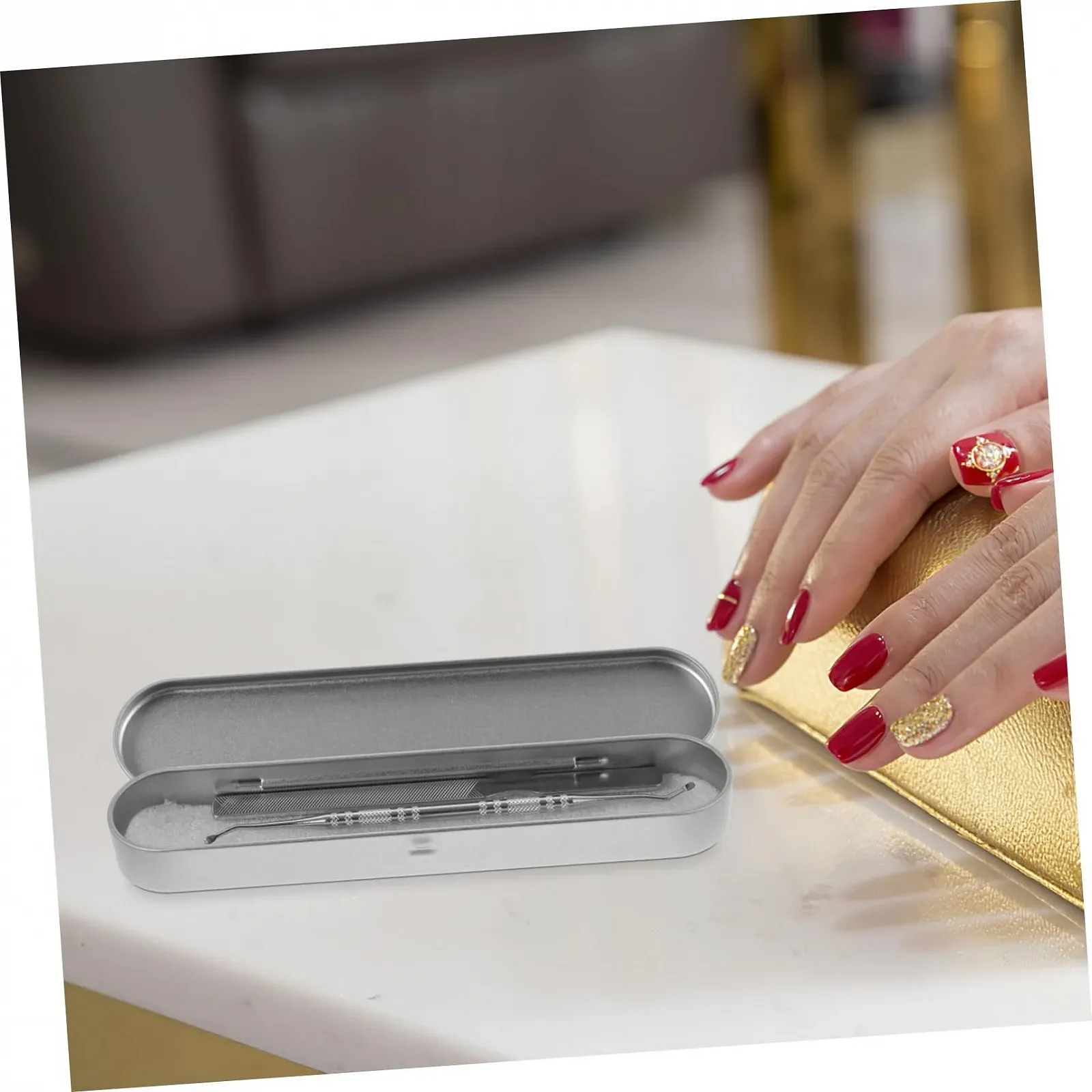 Набор для маникюра и педикюра WRITWAA из нержавеющей стали, фото №6