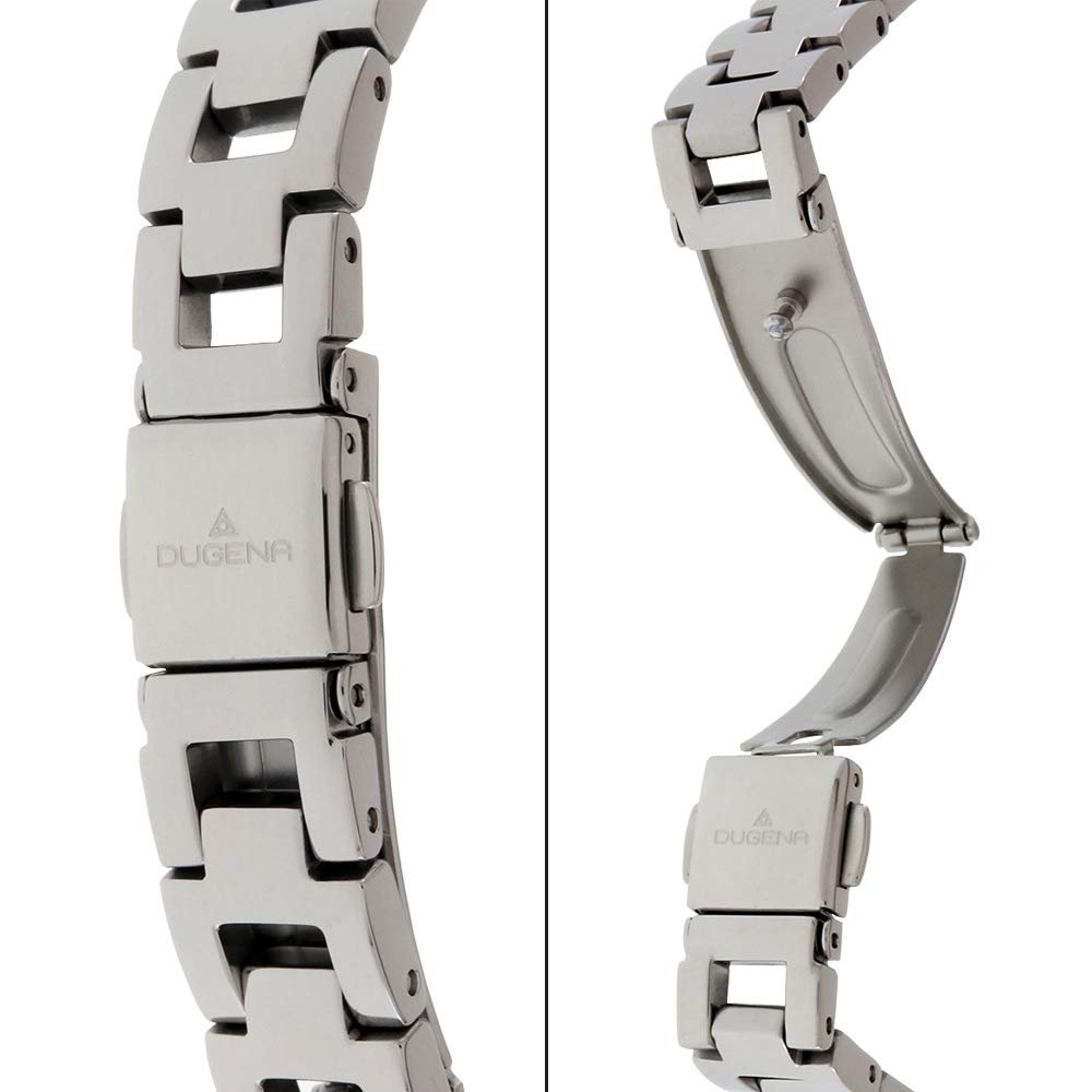 Женские Кварцевые Наручные Часы Dugena, Минеральное Стекло, Ювелирный Браслет из Нержавеющей Стали, фото №6 Женские Кварцевые Наручные Часы Dugena, Минеральное Стекло, Ювелирный Браслет из Нержавеющей Стали, фото №6