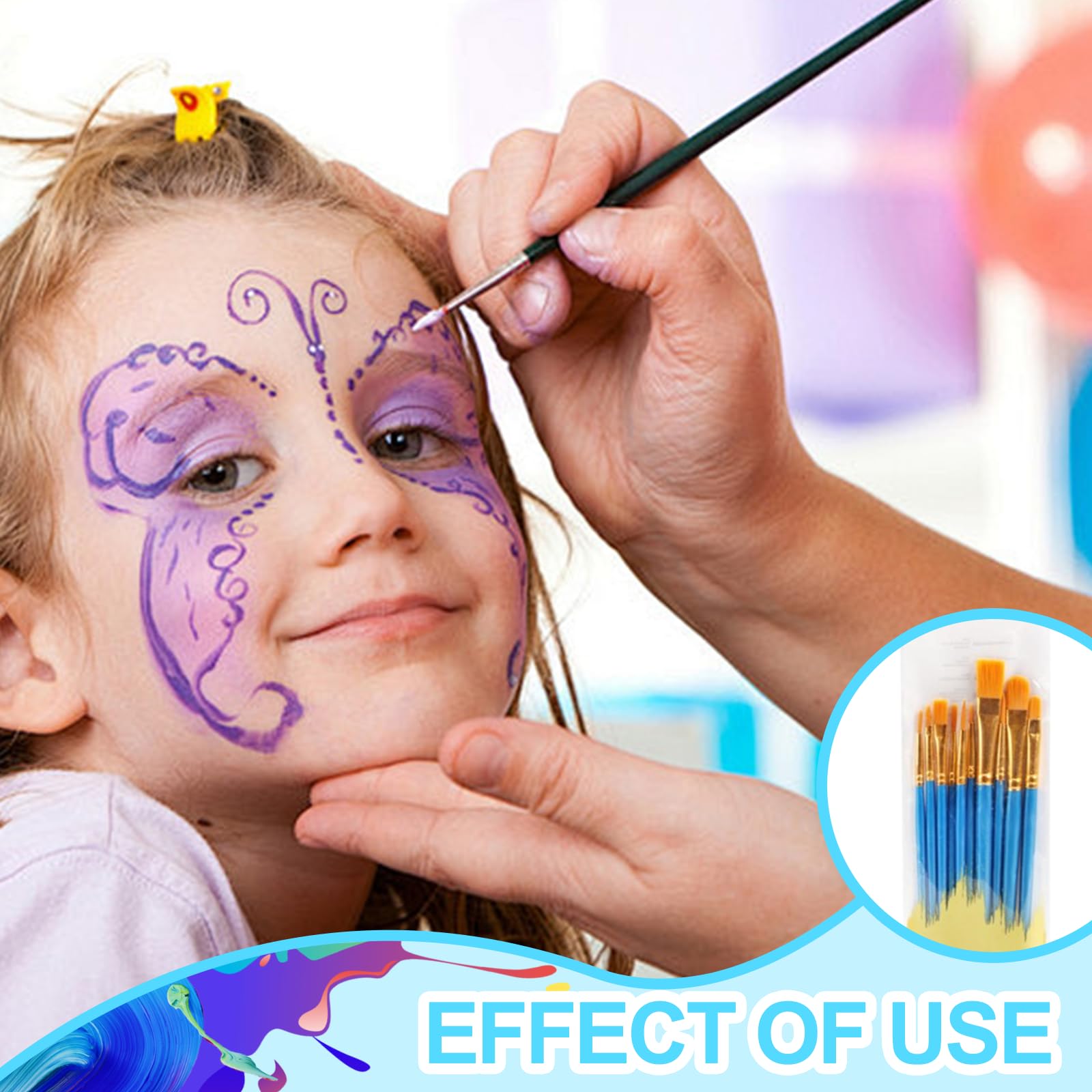 Набор кистей QTTRPCU 20-Piece детских для макияжа, фото №7 Набор кистей QTTRPCU 20-Piece детских для макияжа, фото №7