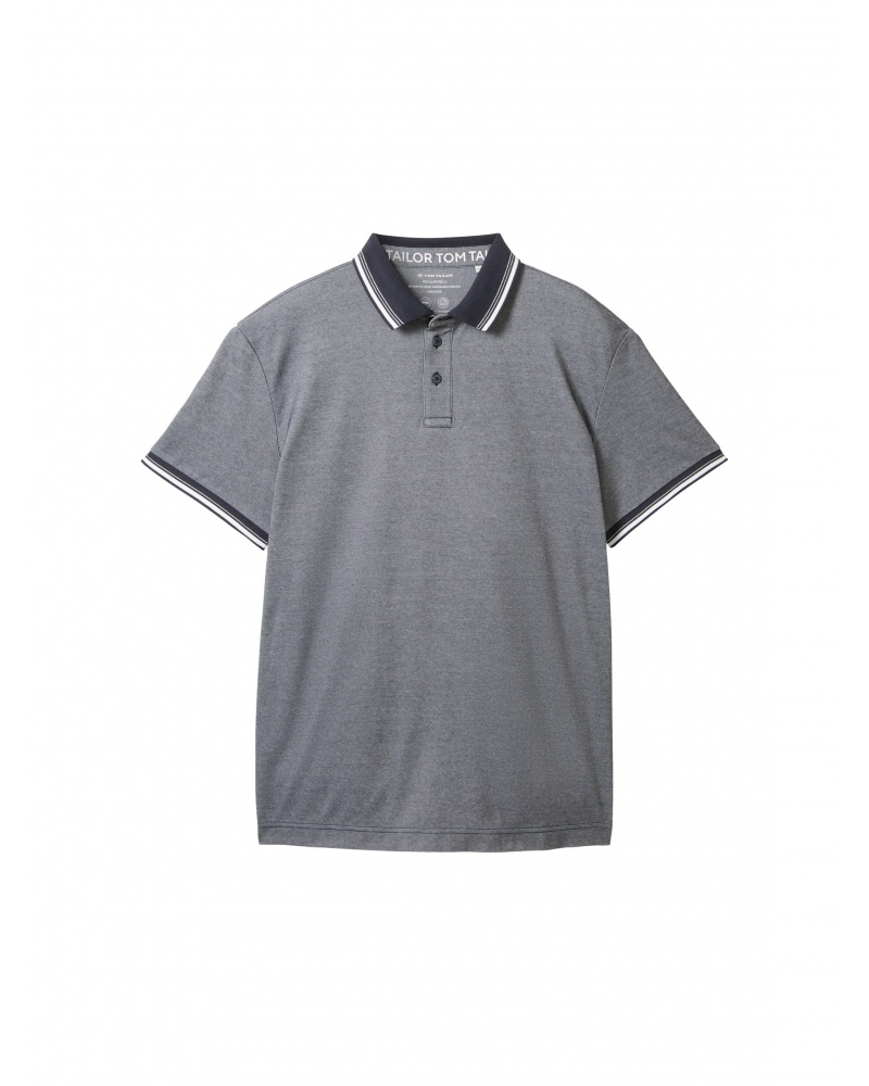 Поло Polo 1041795ХХ10668 Tom Tailor Темно-синій 2XL, фото №5
