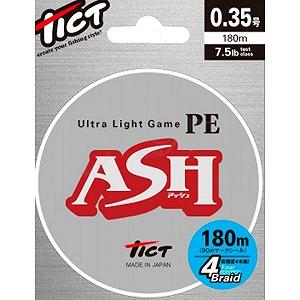 Шнур Ultra Light Game ASH 180m PE0.35 7.5lb Tict - Фото 1