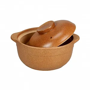 Керамическая кастрюля IMIKEYA термостойкая энергосберегающая без покрытия - Фото 1