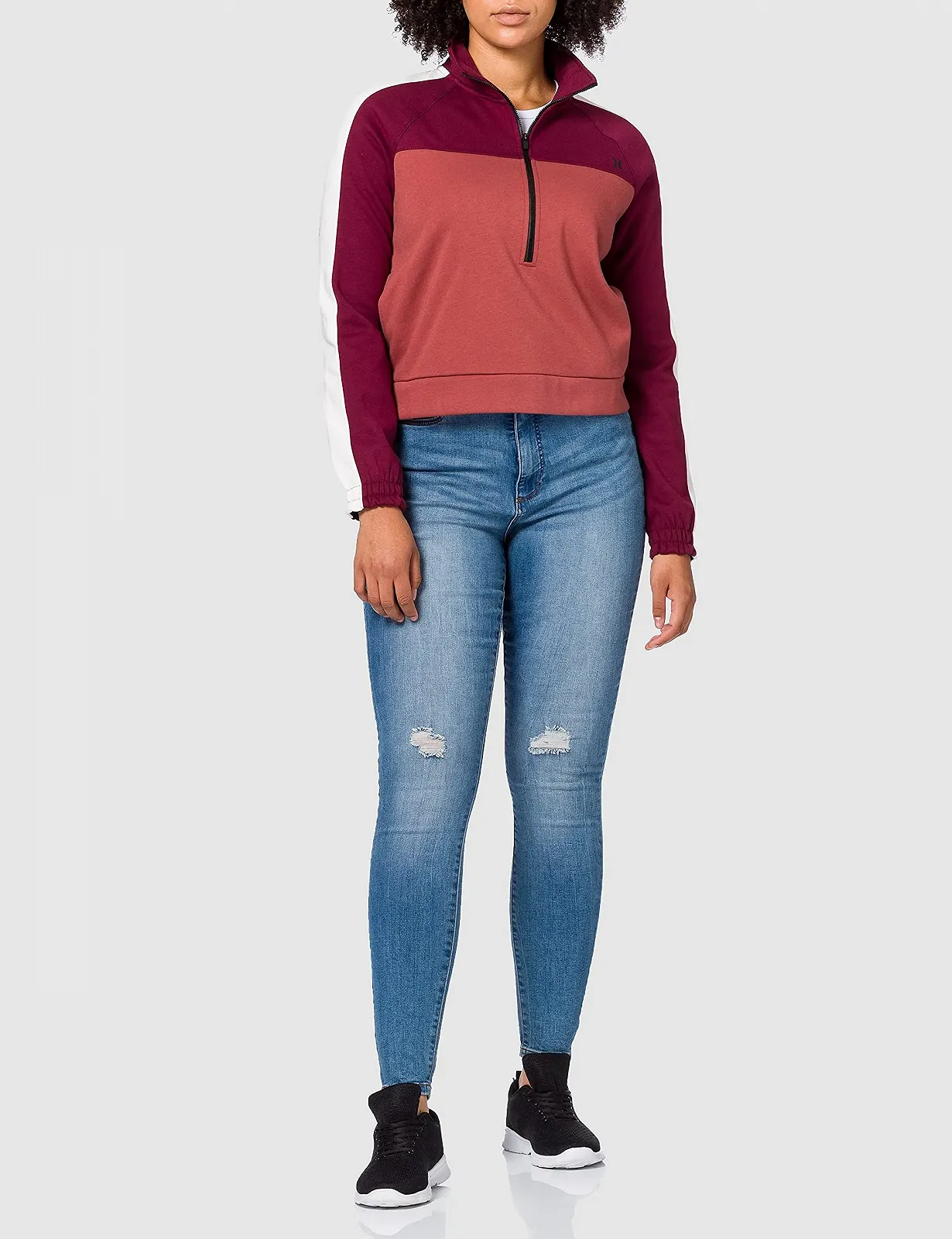 Женская Толстовка Hurley Therma Fleece Half Zip, фото №2