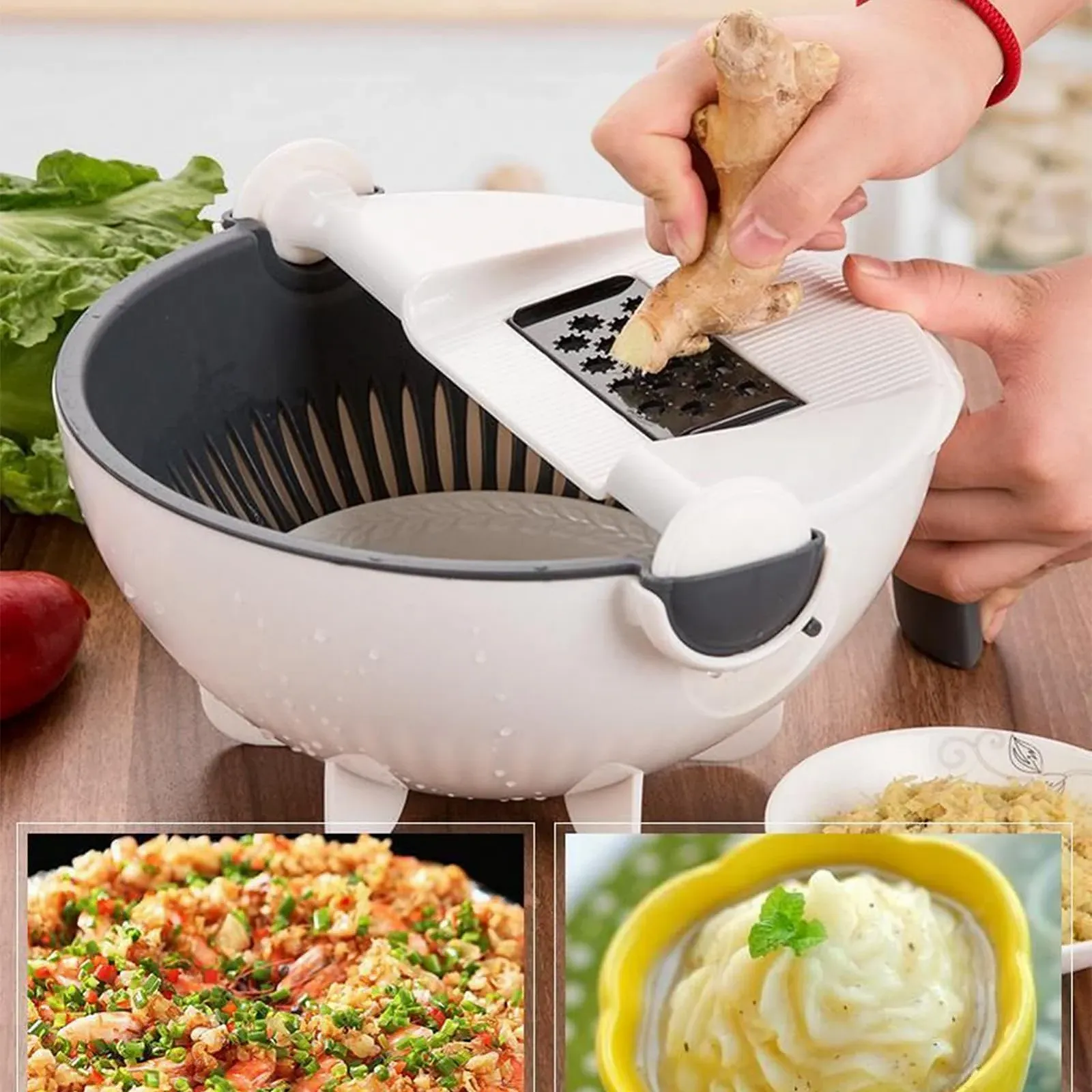 Овочерізка, подрібнювач фруктів для сиру, моркви, огірків, картоплі, фото №9 Овочерізка, подрібнювач фруктів для сиру, моркви, огірків, картоплі, фото №9