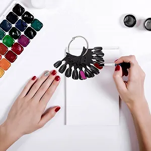 Маникюрные Дисплей-пластины Healvian Crown-design 5 шт. synthetic.ua - Фото 1