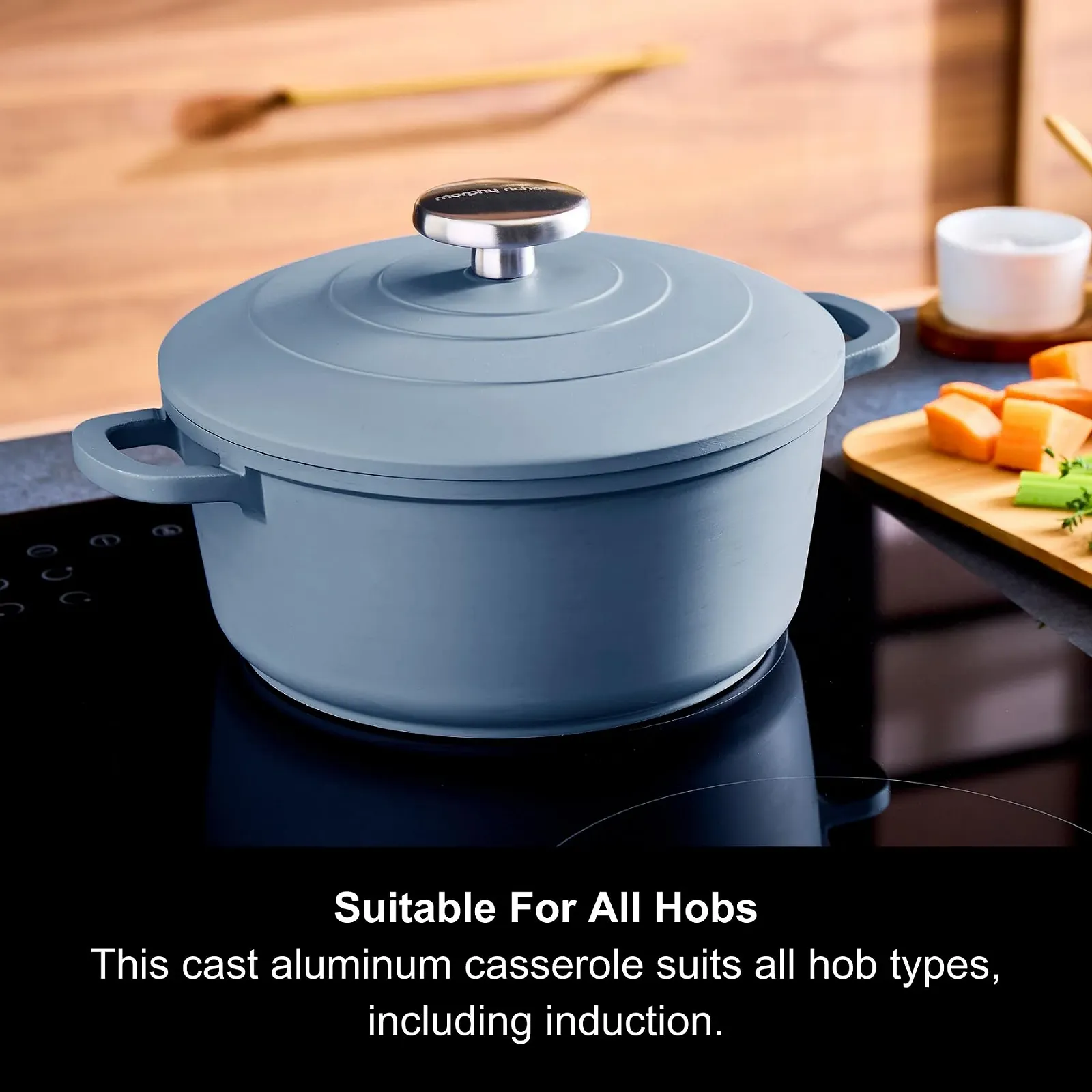 Жаровня Morphy Richards 851001 Литий алюміній 20 см Синя, фото №7