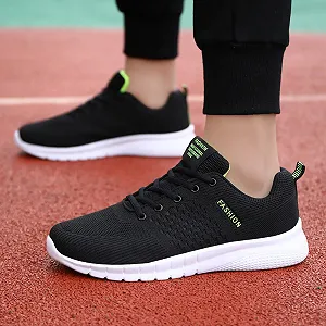 Чоловічі Кросівки Модні Кольорові Сітчасті Дихаючі Зручні На Шнурівці На Плоскій Підошві Нековзкі Легкі Повсякденні Водонепроникні Мілітарі synthetic.ua - Фото 1