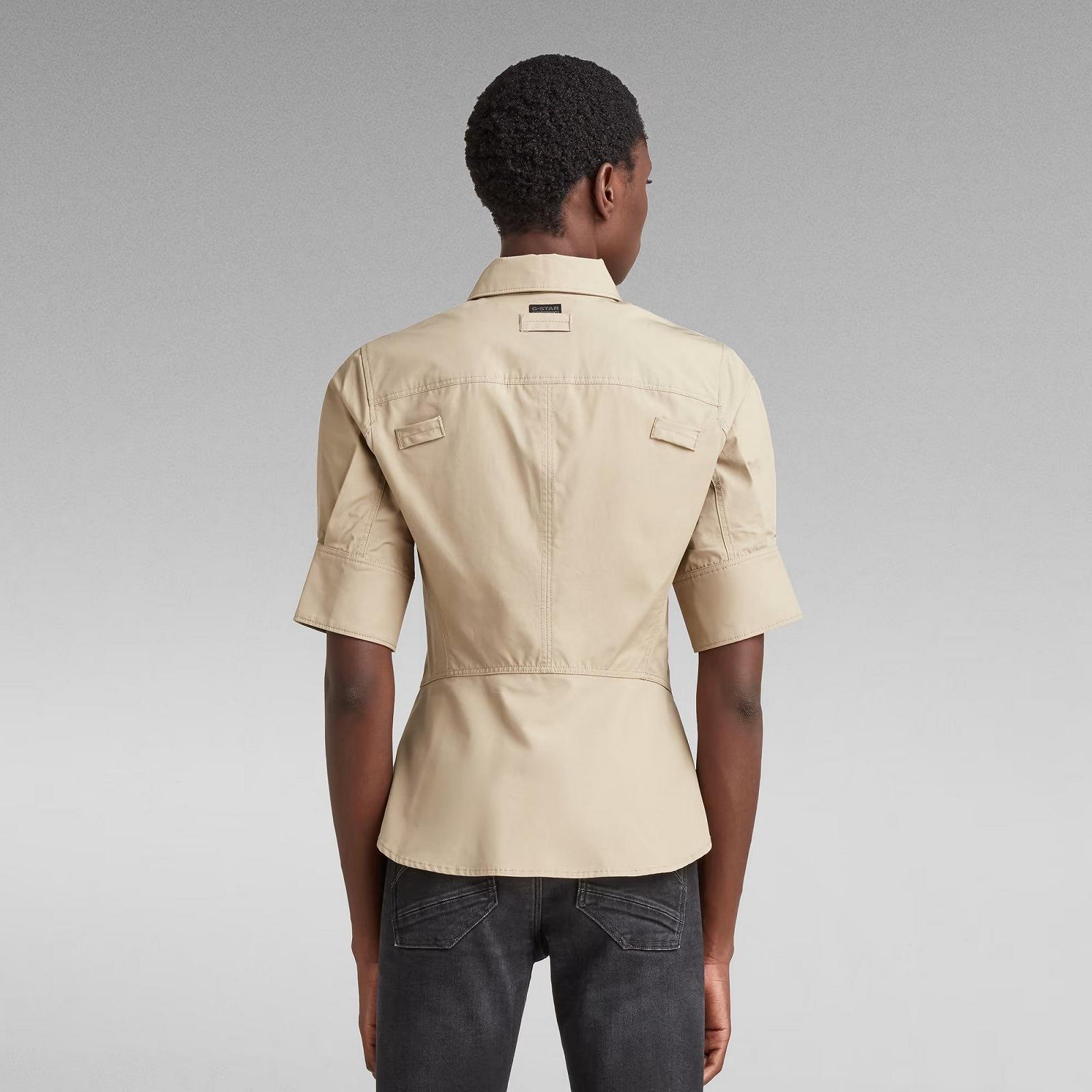 Жіноча сорочка G-Star RAW Officer Shirt Puff Sleeve - M, фото №3