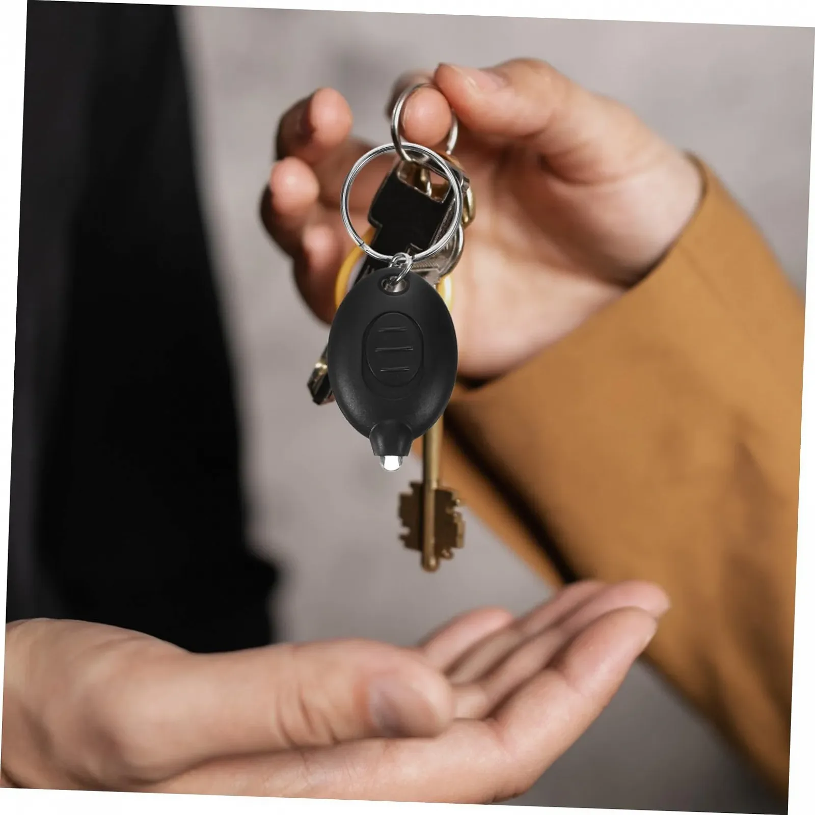 Міні-ліхтарик Брелок ABS Портативний для кемпінгу, походів та надзвичайних ситуацій Маленький Легкий Універсальний, фото №8