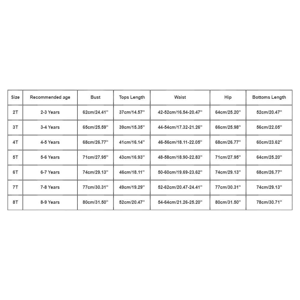 Детская пижама для девочек Kids Graffiti Pajamas, фото №3