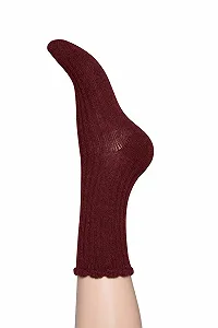 Чулки Charnos Wavy Wool Wine Red One Size, Wine Red - Фото 1