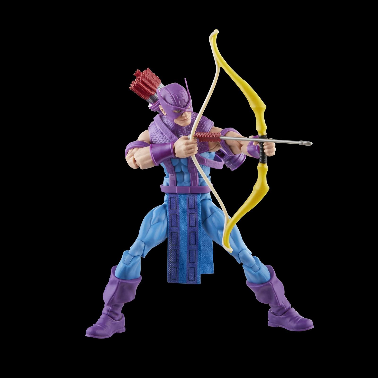 Экшн-фигурка Hasbro Marvel Legends Series Соколиный Глаз с Sky Cycle Avengers 60th Anniversary 15 см, фото №10