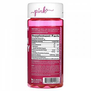 Биотин Pink Biotin Beauty Natural Fruit 60 Gummies synthetic.ua - Фото 1