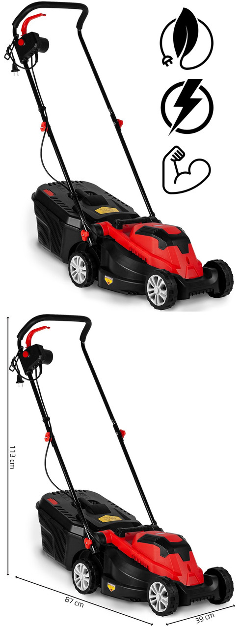 Электрическая газонокосилка Maltec 2100 Вт Turbo Eco 30L, фото №7