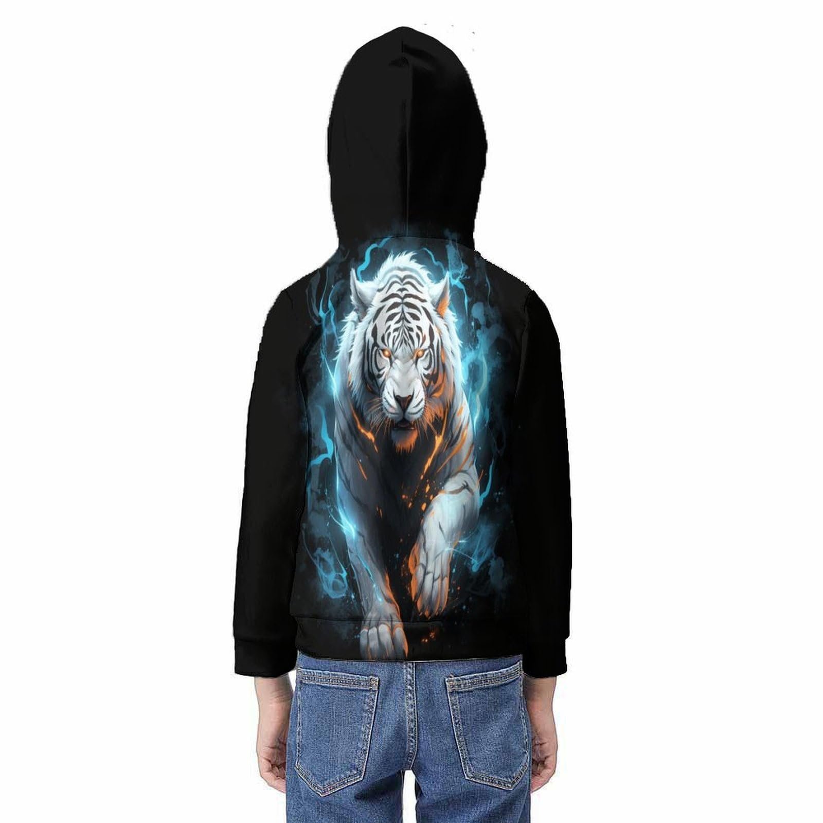 Худі Tiger KHHKJBVCE для дітей, підлітків, дівчаток і хлопчиків, 3D-друк, фото №6