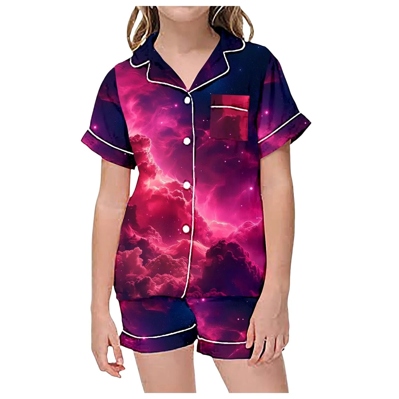 Комплект одежды для сна Poo4kark Bling Galaxy Детский, фото №1 Комплект одежды для сна Poo4kark Bling Galaxy Детский, фото №1