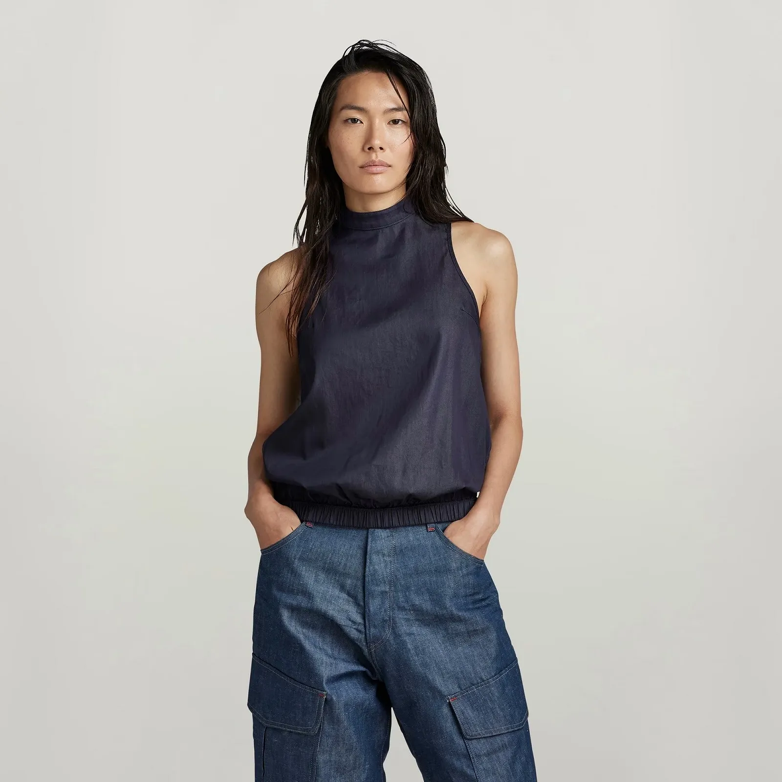 Женская футболка топ G-Star Open Back Top - S, фото №1