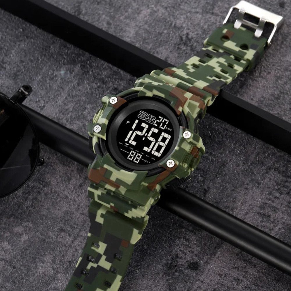 Годинник Skmei 2195 Camo Green, фото №4