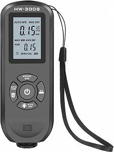 Толщиномер краски цифровой iCar HW-300 S 0 2000 мкм Fe и Nfe Черный 050739 - Фото 1