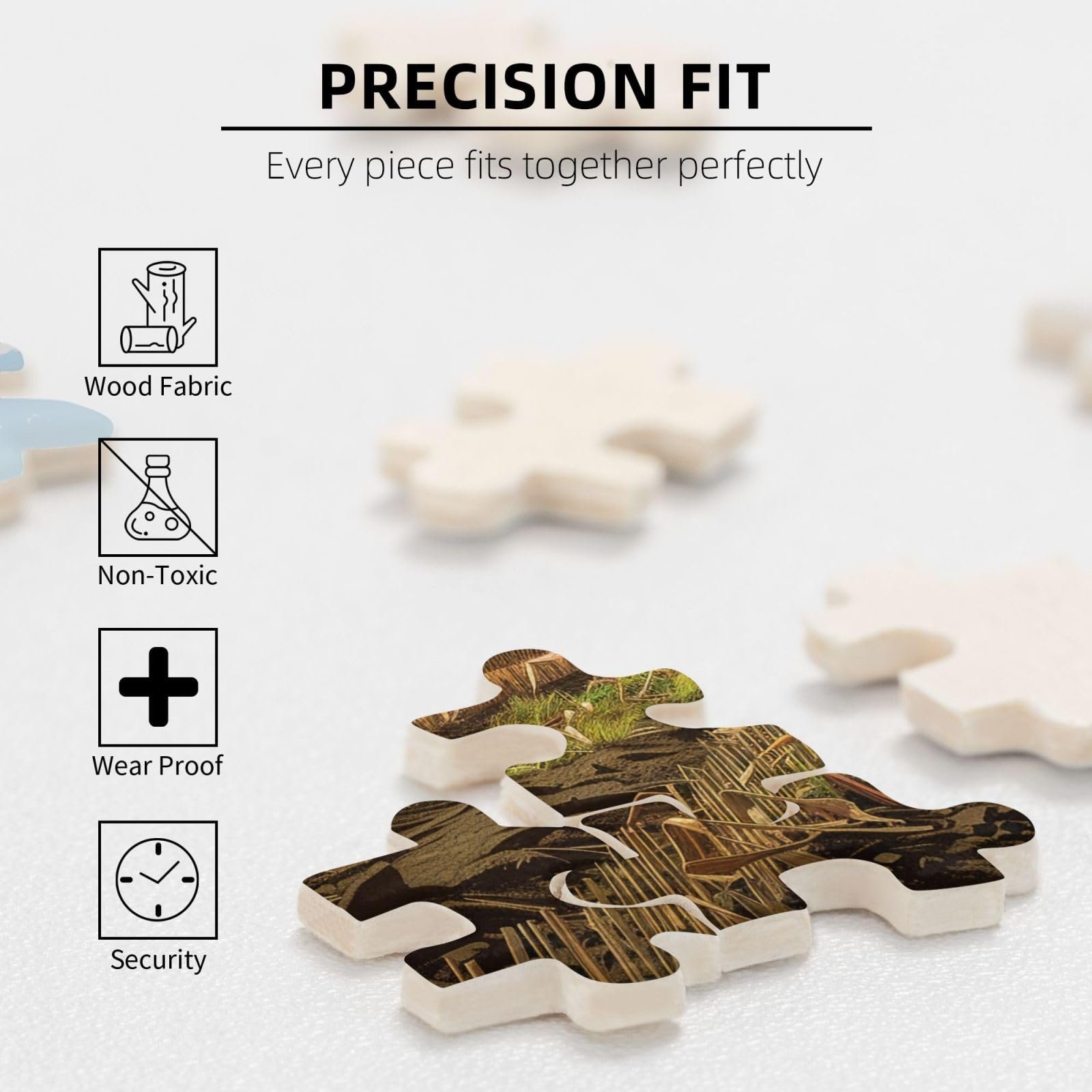 Пазл Wooden Puzzle Tractor Farm 500 деталей 38 x 52 см с коробкой для хранения, фото №4