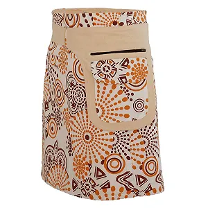 Юбка PUREWONDER SK170 Женская Юбка на запах Хлопковая Юбка с карманом synthetic.ua - Фото 1