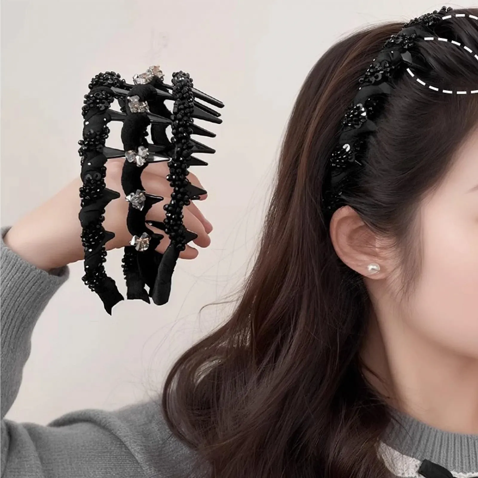 Обруч для волосся Модний Декоративний Стильний для Дівчат, фото №8