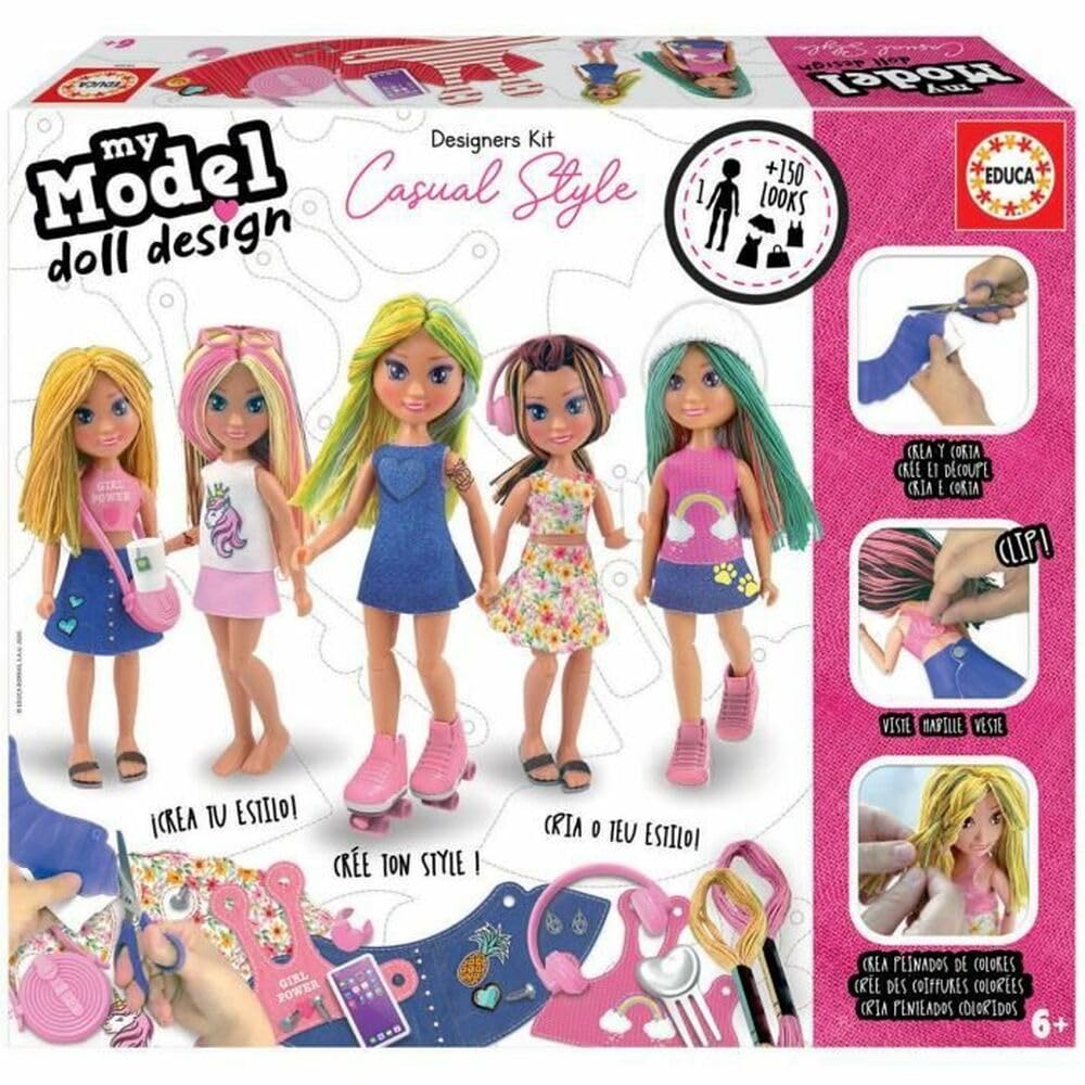 Набір Educa My Model Doll Design DIY для створення ляльок, фото №1