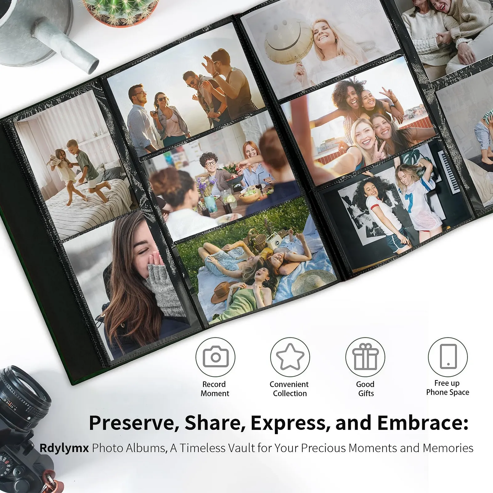 Фотоальбом Rdylymx 15x10 см, 600 карманов, темно-зеленый, большая емкость, кожаная обложка для портретных и альбомных фотографий только 10x15 см, фото №6 Фотоальбом Rdylymx 15x10 см, 600 карманов, темно-зеленый, большая емкость, кожаная обложка для портретных и альбомных фотографий только 10x15 см, фото №6