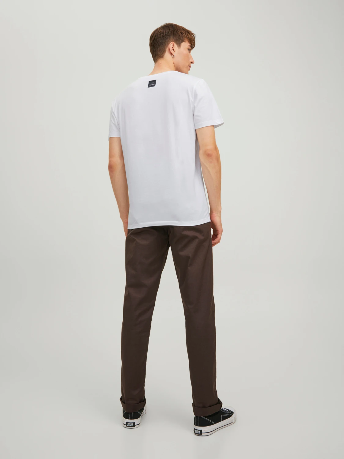 Футболка JJNEO TEE SS CREW NECK 12221946- Jack&Jones Білий 2XL, фото №2