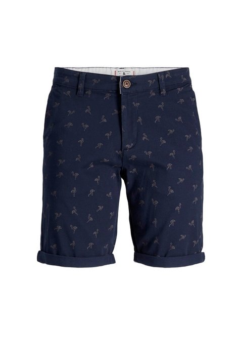 Шорты Jack&Jones JJCHINO SHORTS AKM PRINTED 12200338 Tёмно-синий XL, фото №1