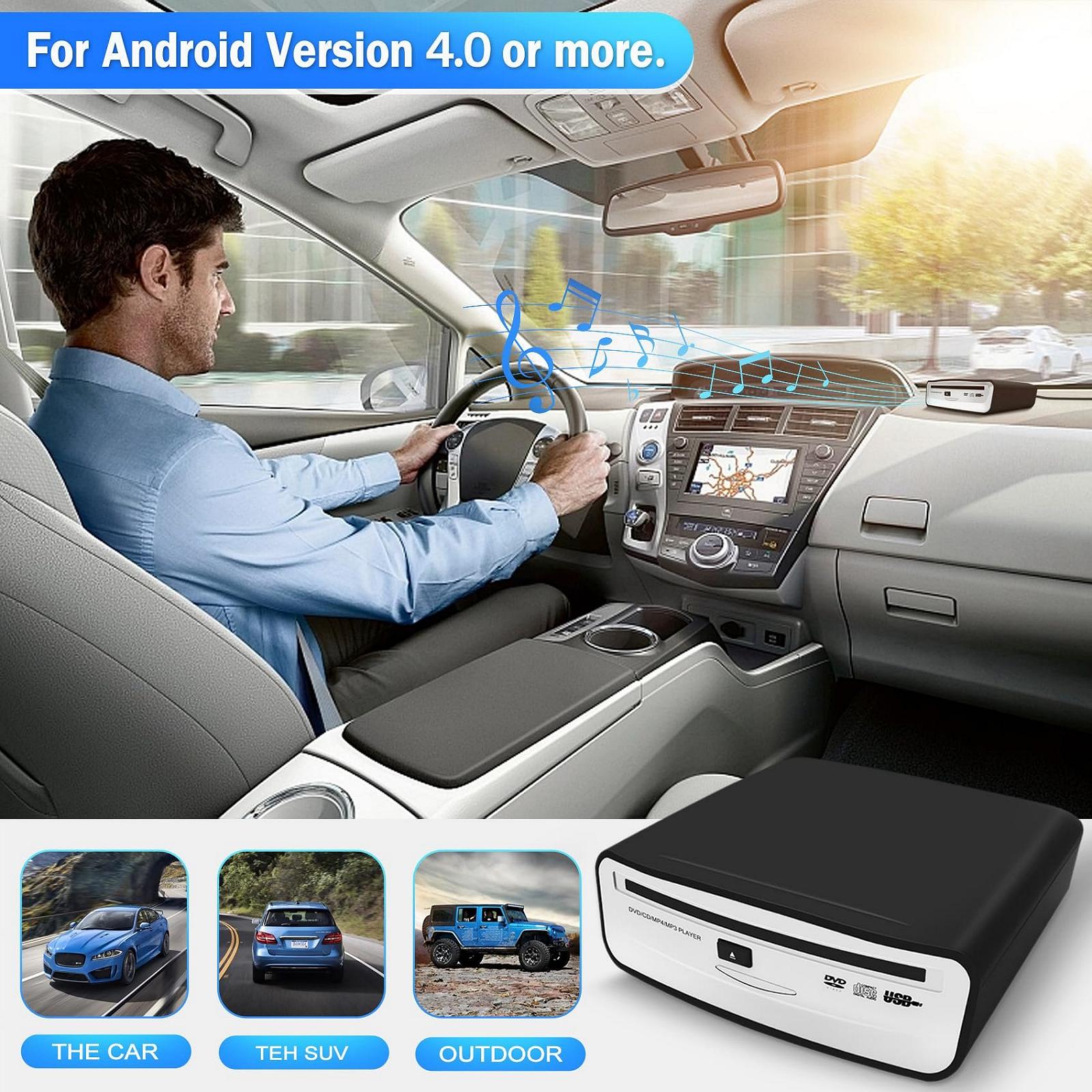 CD/DVD-програвач Liseng USB 2.0 Зовнішня стереосистема для Android, фото №3