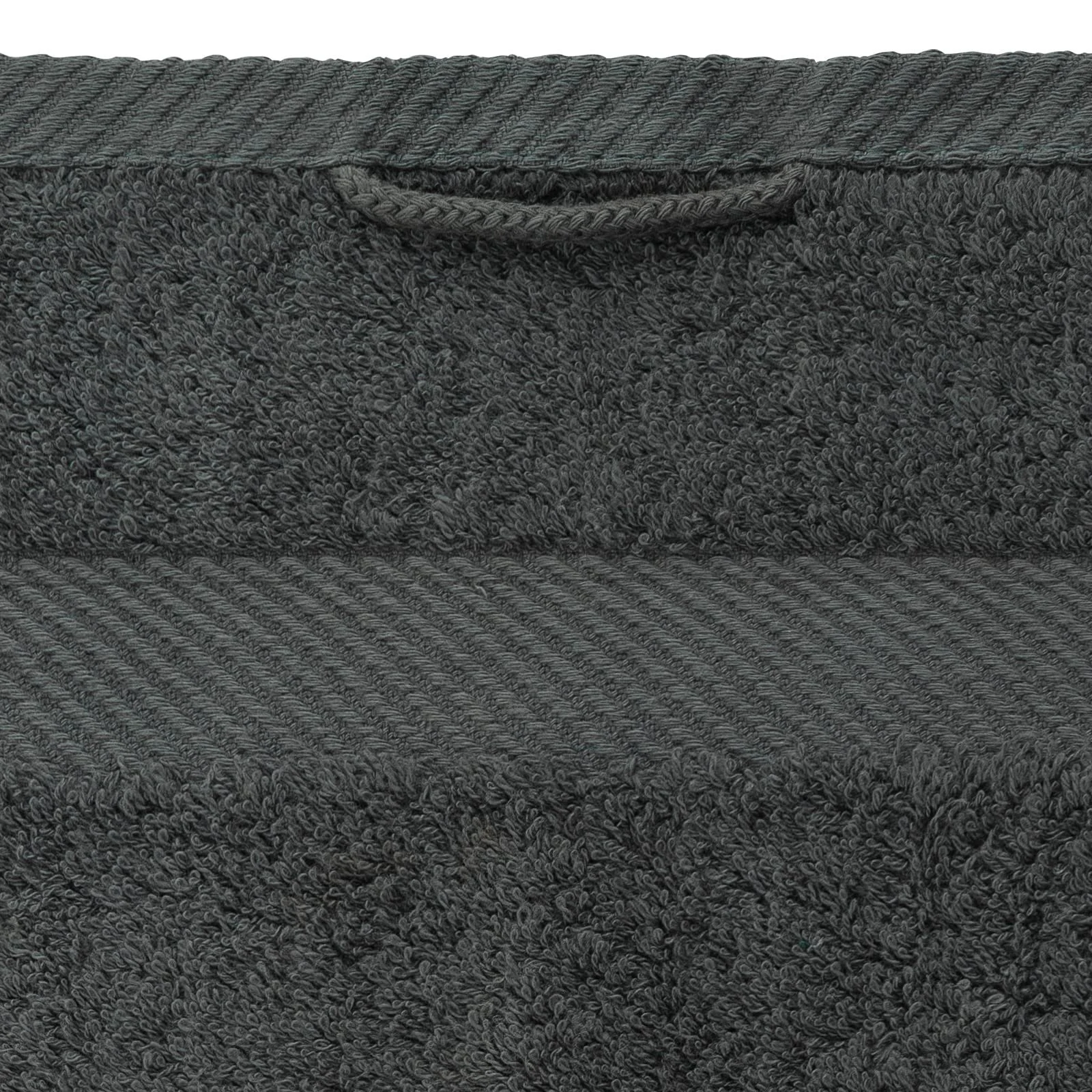 Набір рушників Luckytowel 100% Cotton 600 g/m² 2 шт 50x100 cm Anthracite, фото №4