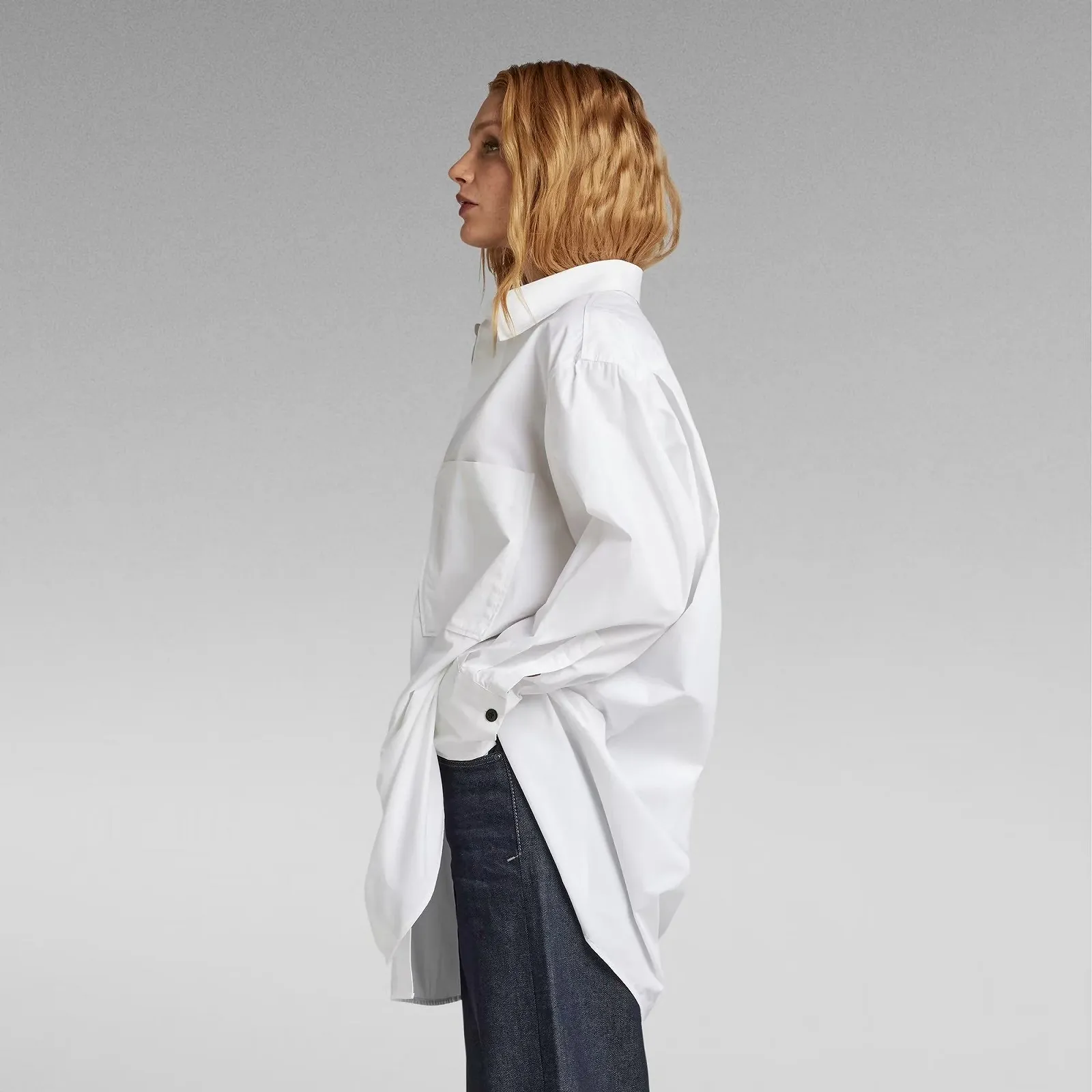 Женская рубашка G-Star RAW Oversized Boyfriend Shirt - XS, фото №2