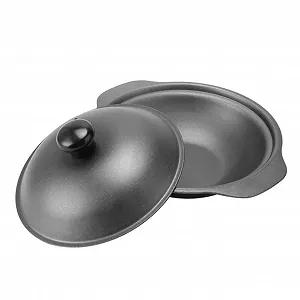 Каструля Gadpiparty чавунна з кришкою жовта - Фото 1