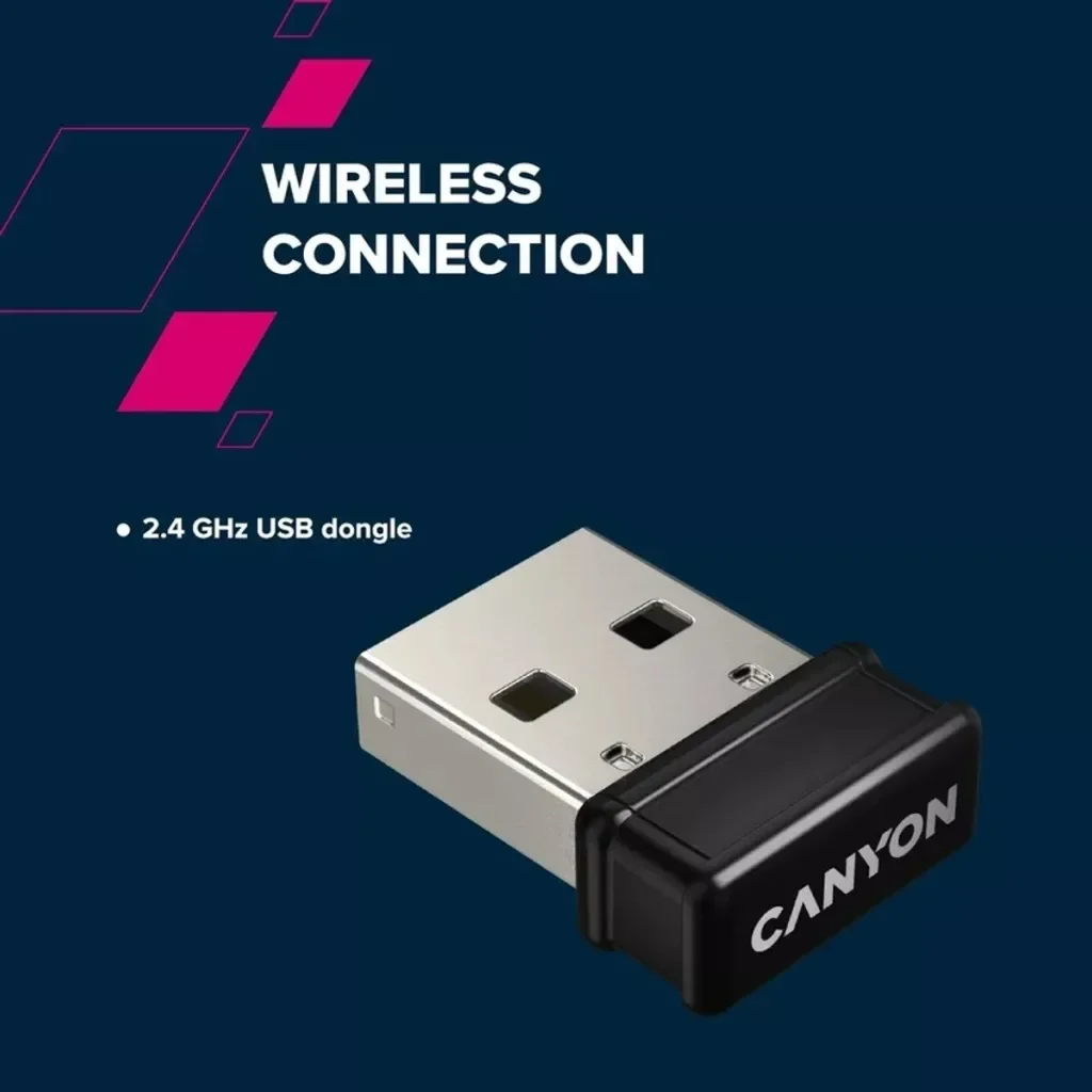 Клавиатура Canyon HKB-W03 Wireless UA Beige (CNS-HKBW03BG), фото №10