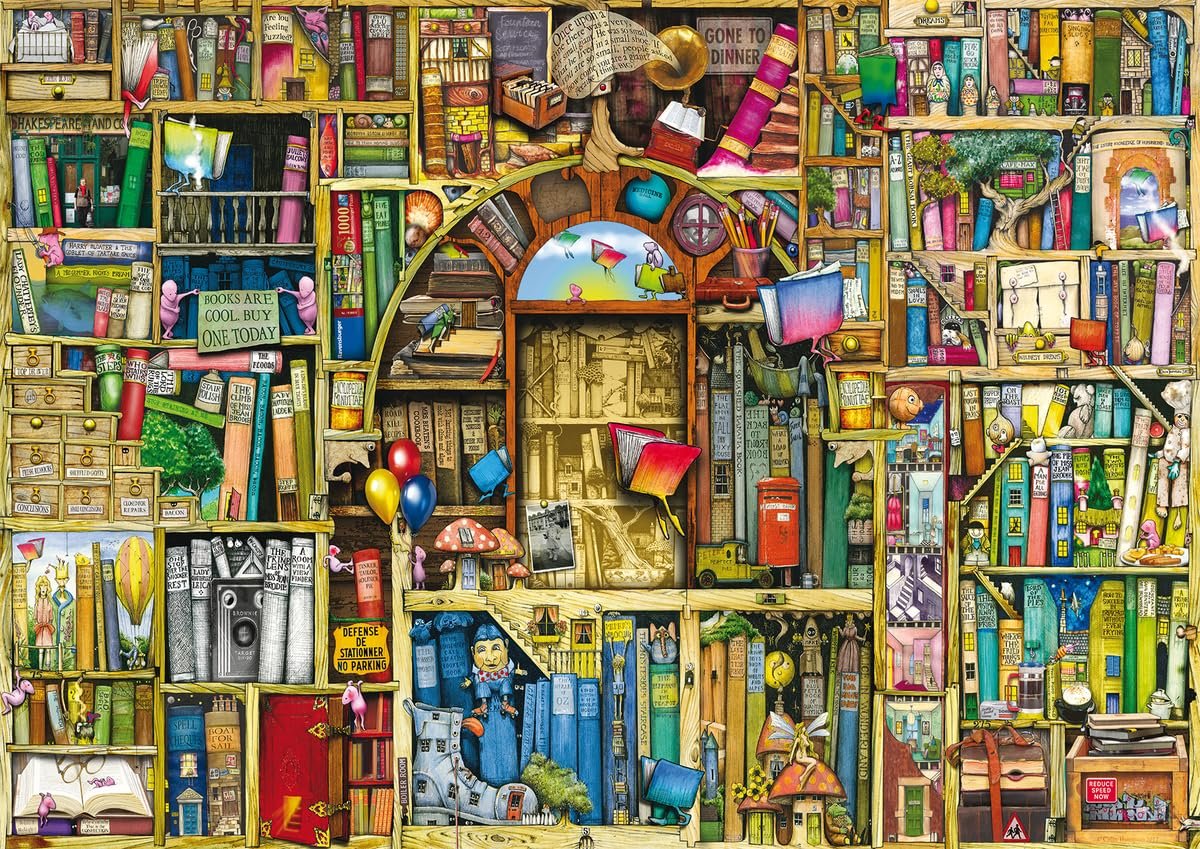 Пазл Ravensburger Colin Thompson The Bizarre Bookshop 2 1000 элементов, фото №1