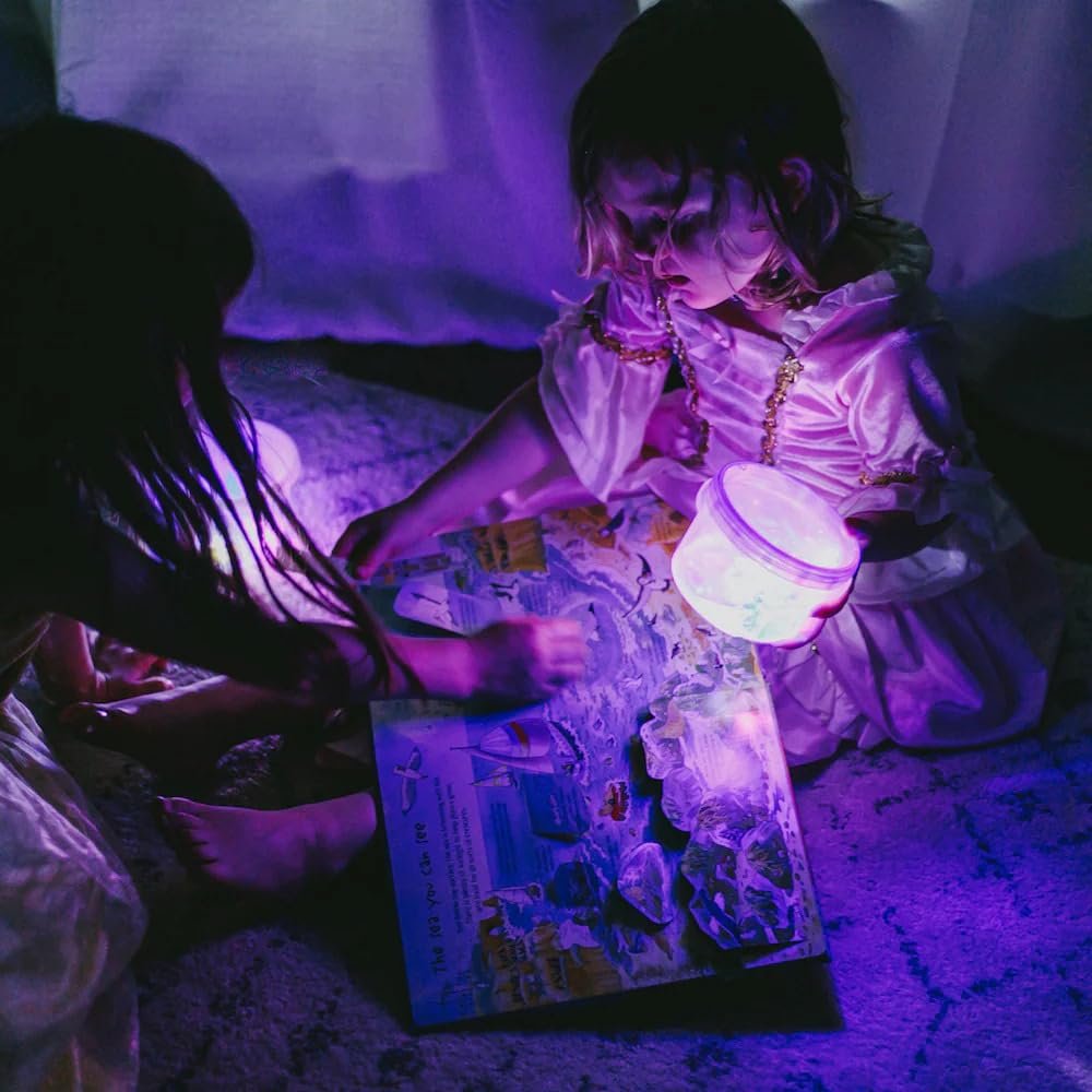 Кубик для ванни Glo Pals Фіолетовий, набір 4 шт., фото №5