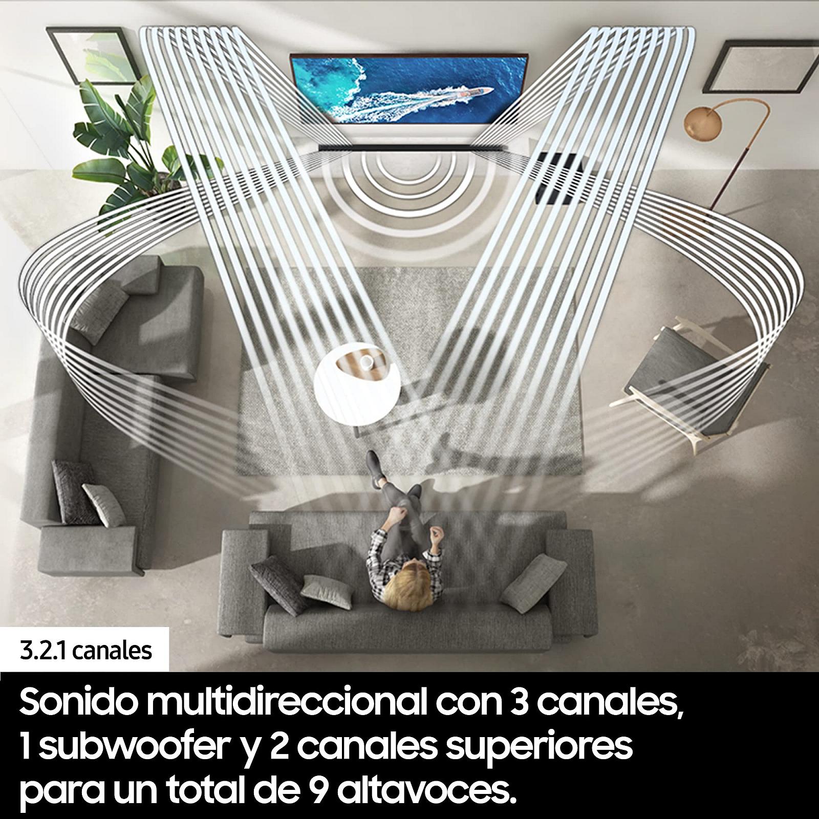 Саундбар SAMSUNG HW-S800B/ZF Ultraslim Design Dolby Atmos Wireless Q-Symphony Gen II 3.1.2 Канали та SpaceFit Sound, фото №4