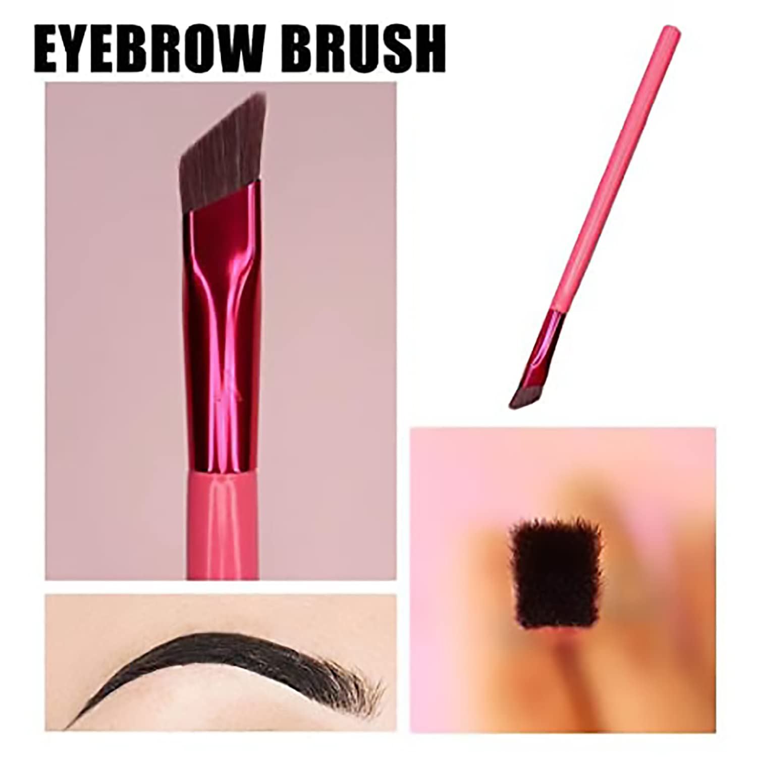 Щітка для брів Multifunctional Eyebrow Brush Багатофункціональна з кремом для брів Світло-коричневий, фото №5