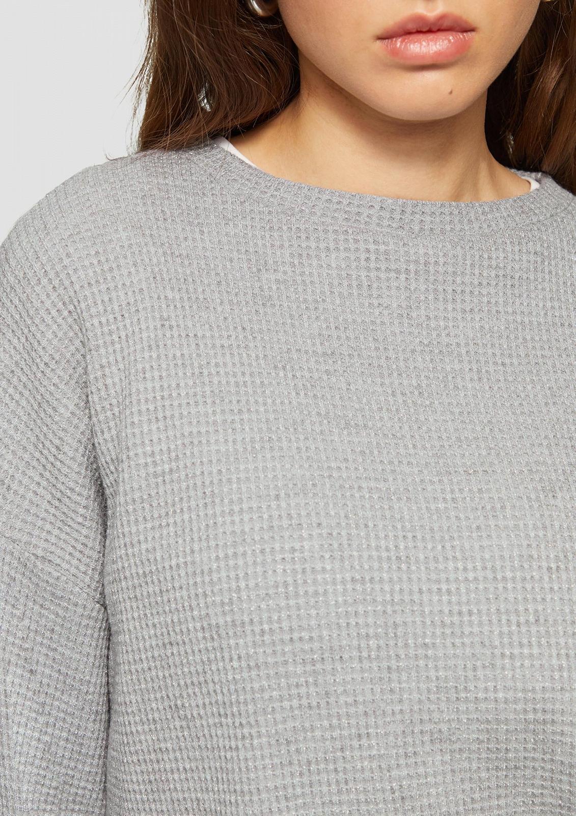 Свитшот QS с блестящим принтом пике, фото №3 Свитшот QS с блестящим принтом пике, фото №3