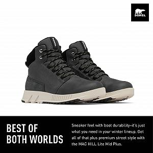 Чоловічі водонепроникні туристичні черевики Sorel Mac Hill Lite Plus synthetic.ua - Фото 1