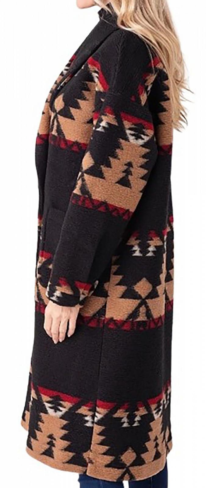 Пальто AAOutfitz Kelly Жіноче Reilly Beth Dutton З принтом Чорний, фото №3 Пальто AAOutfitz Kelly Жіноче Reilly Beth Dutton З принтом Чорний, фото №3