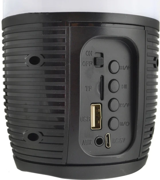 Беспроводная светящаяся Bluetooth колонка Q690 PULSATION 3 черная, фото №2 Беспроводная светящаяся Bluetooth колонка Q690 PULSATION 3 черная, фото №2