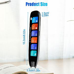 Ручка для сканування тексту, переклад 142 мовами, багатомовний, портативний перекладач з екраном 3.71 дюйма для навчання, зустрічей, подорожей ціна на synthetic.ua - Фото 1 Ручка для сканування тексту, переклад 142 мовами, багатомовний, портативний перекладач з екраном 3.71 дюйма для навчання, зустрічей, подорожей synthetic.ua - Фото 1