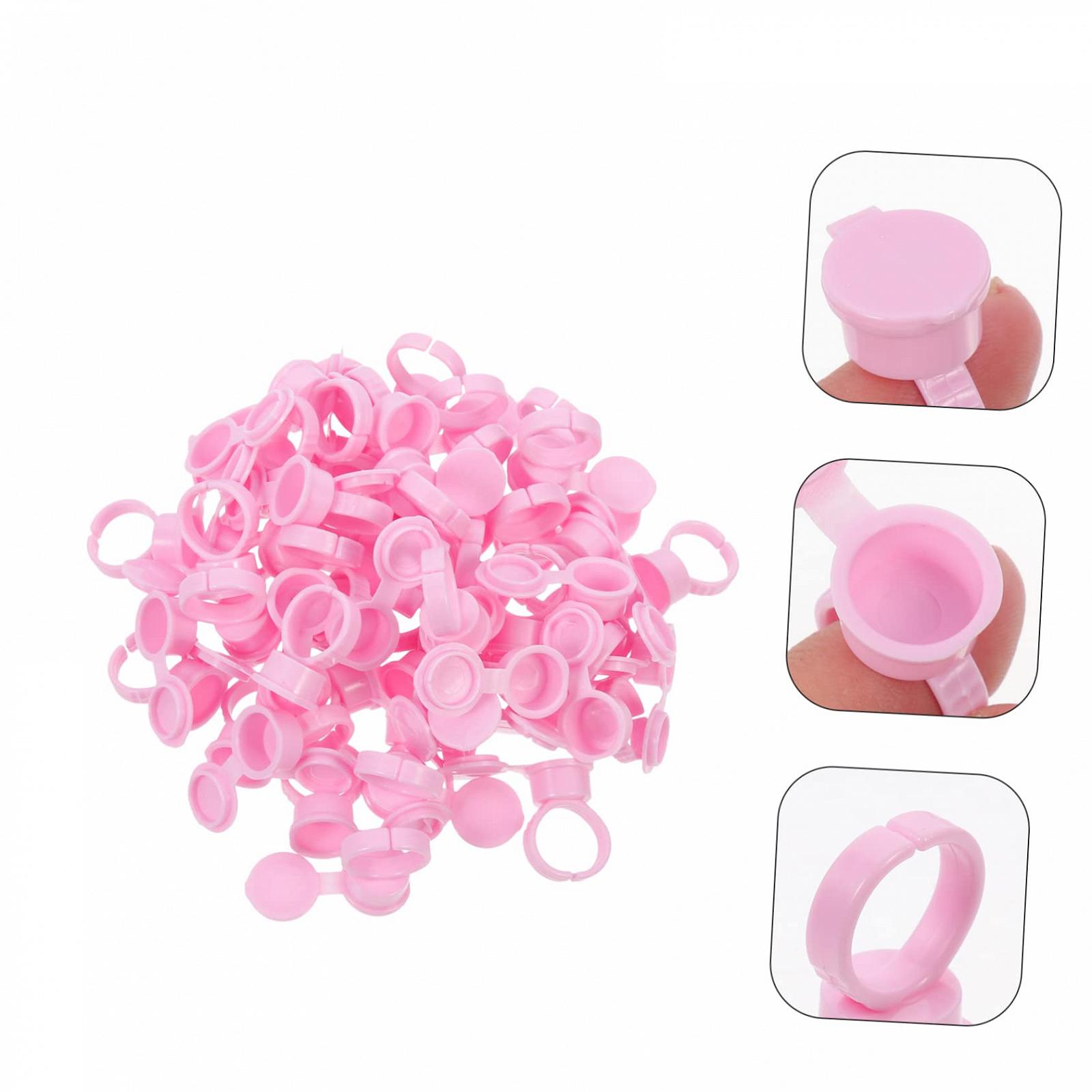 Кольца для клея Angoily ПП 150 шт розовый, фото №7 Кольца для клея Angoily ПП 150 шт розовый, фото №7