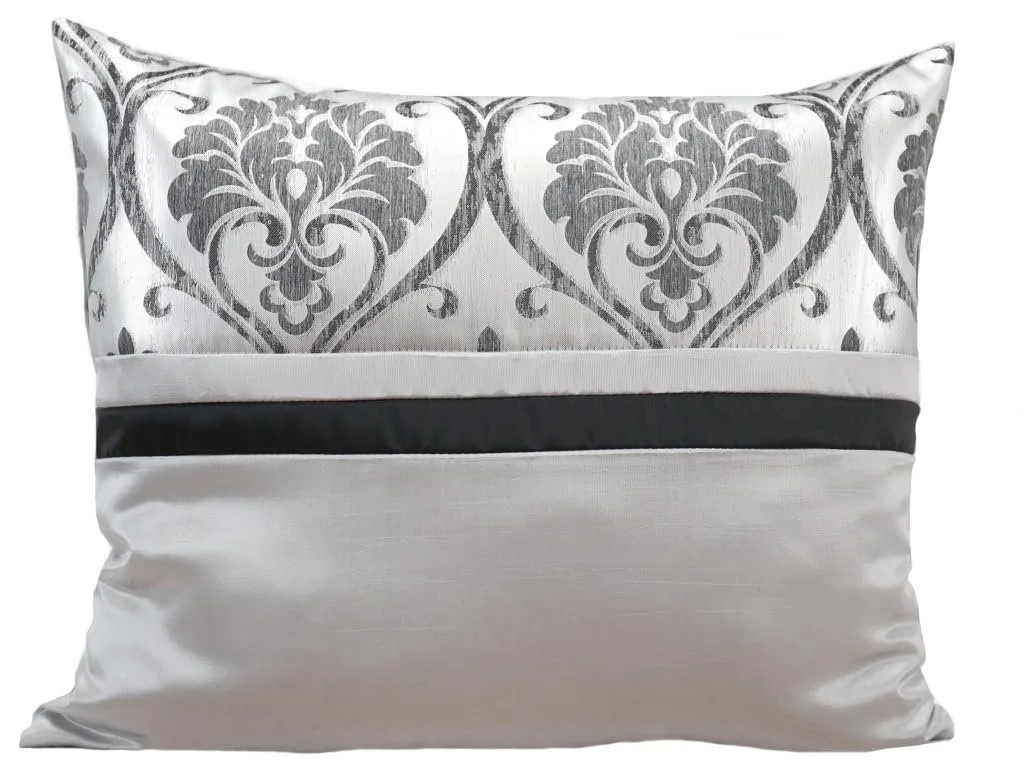 Покривало Rodnik 848 Люкс Сірий / Чорний - Набір 3 шт з 2 наволочками, фото №3