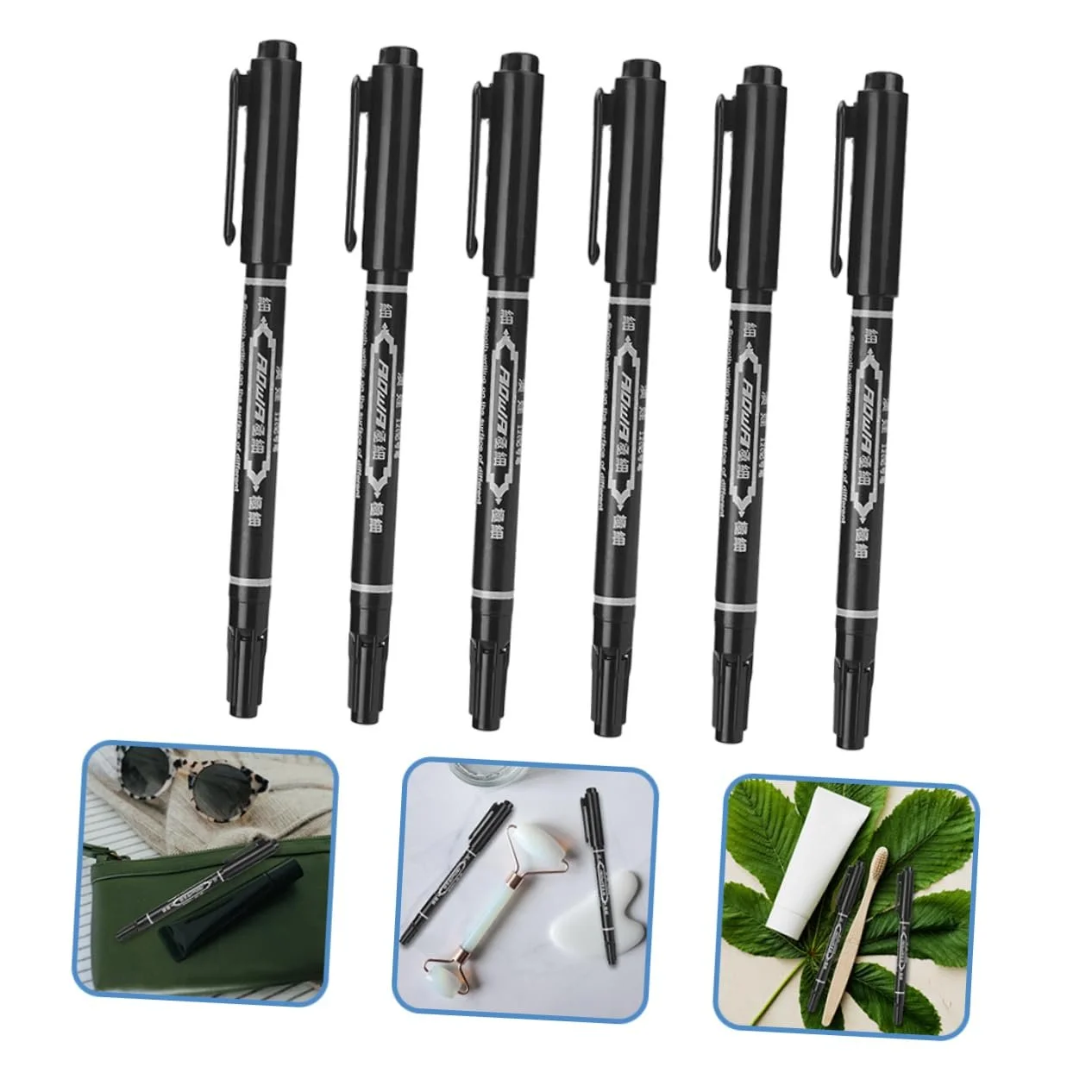 Маркер-Пензлі, з тонким кінчиком, пластик, фото №3